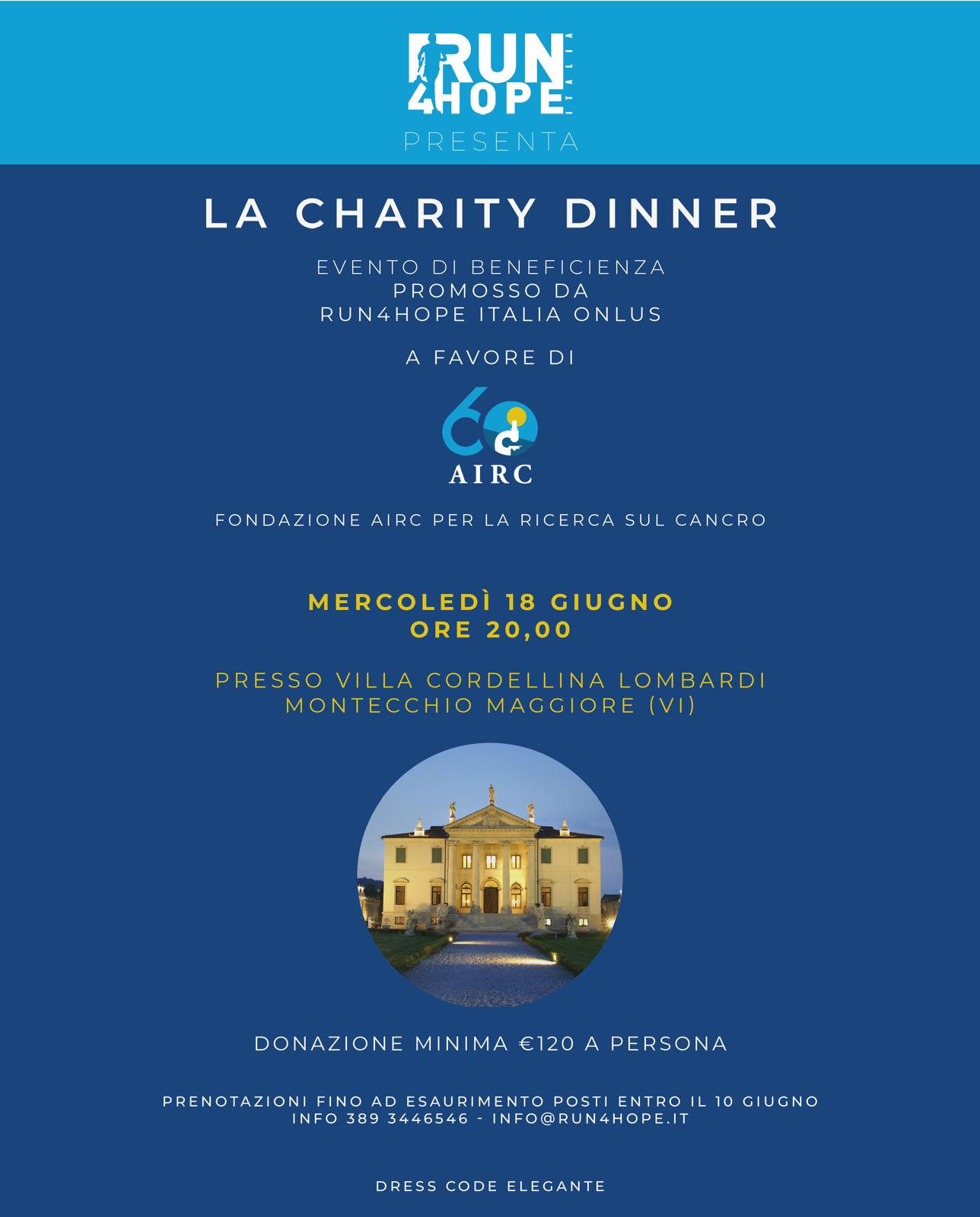 Invito charity dinner 2025